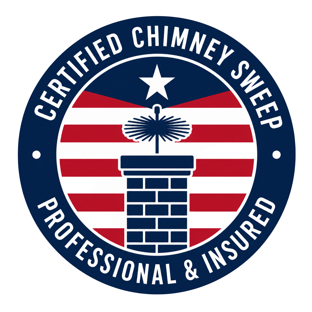 American Chimney & Masonry certified chimney sweep badge